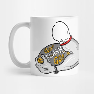 Football Fight, Go Flash Go! Mug